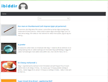 Tablet Screenshot of ibiddir.com